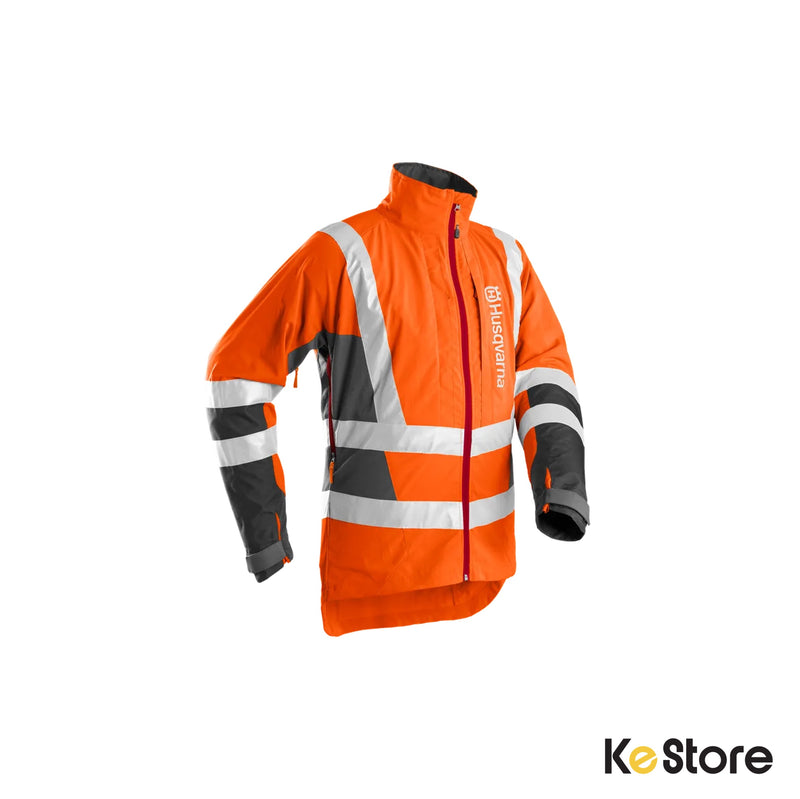 Husqvarna フォレストジャケット T-Ⅱ ハイビズ M（50/52）